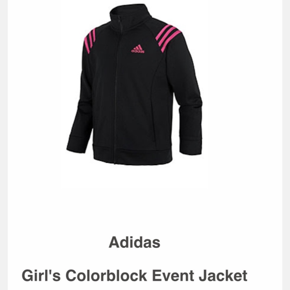 Adidas jacket , Girls Large, NEW